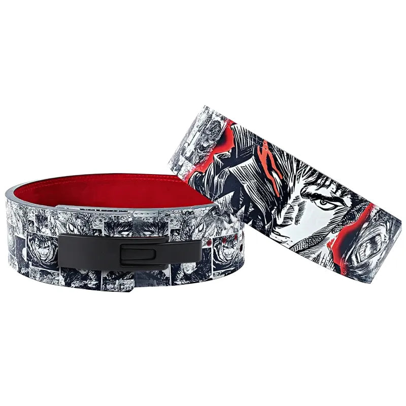 Leather Anime Weightlifting Belt