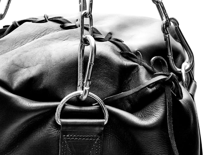 BLACK LEATHER HEAVY PUNCHING BAG (Un-filled)